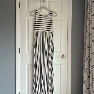 Jolie striped maxi dress.